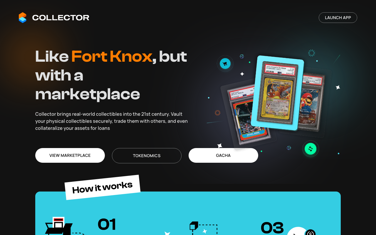 Collector Crypt homepage