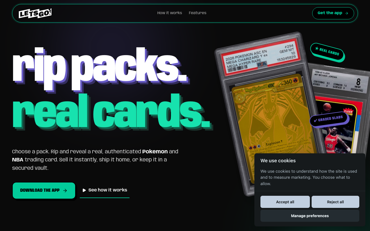 LETSGO homepage
